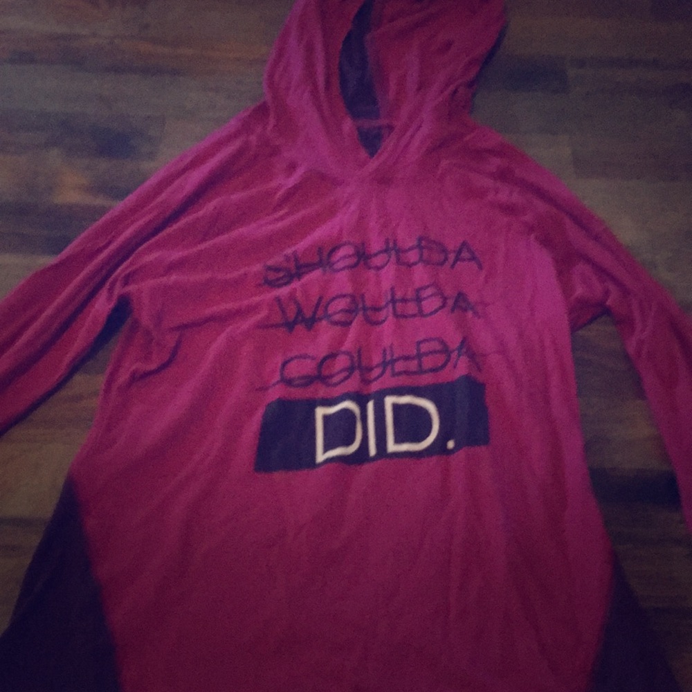 Long sleeve light hoodie